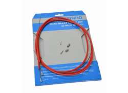 Shimano Set Cabluri De Frână Race PTFE - Roșu
