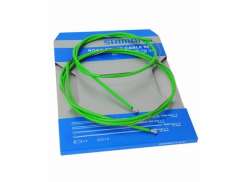 Shimano Set Cabluri De Frână Race PTFE - Verde