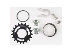 Shimano Set Di Assemblaggio 19T Per. Mozzo Freno - Nero/Argento