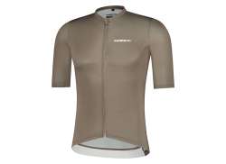 Shimano Stile Jersey Da Ciclismo Manica Corta Uomini Beige - 2XL