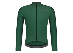 Shimano Stile Warm Cycling Jersey Ls Men Mos Green - L