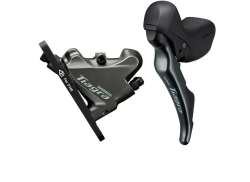 Shimano Tiagra 4770 Conjunto De Trav&atilde;o De Disco Frente 1000mm FM - Preto