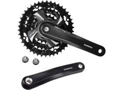 Shimano Tourney Crankstel 28/38/48T 7/8V 175mm - Zwart