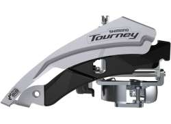 Shimano Tourney TY601 フロント ディレーラ 3 x 8速 Ø34.9mm - シルバー