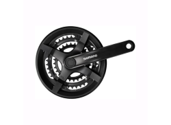 Shimano TY301 Sistem Pedalier 6/8V 42/34/24T 170mm - Negru