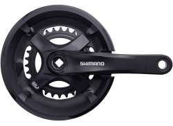 Shimano TY501 Kurbelsatz 30/46Z 8F 175mm - Schwarz
