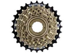 Shimano TZ500 Pi&ntilde;&oacute;n Libre 14-28T 7V - Plata/Negro