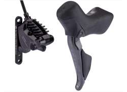 Shimano Ultegra DI2 Schijfrem Set 2V Links Flat Mount - Zw