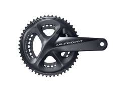 Shimano Ultegra R8000 Conjunto De Crenque 50/34T 11V 165mm - Preto