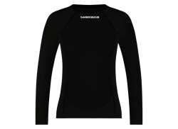 Shimano Vertex Baselayer Shirt Ls Kvinder Sort - XS