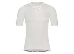 Shimano Vertex 弹性t恤 短 套筒 白色 - S/M