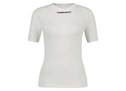 Shimano Vertex 弹性t恤 短 套筒 女士 白色 - L/XL