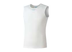 Shimano Vertex Malha Camisola De Camada De Base Sem Mangas Homens White