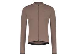 Shimano Vertex Thermal Cycling Jersey Brown - L