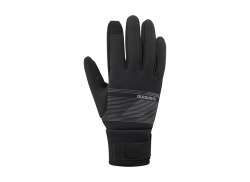 Shimano Windbreak Cycling Gloves Metallic Gray - L