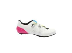Sidi Genius X Wyve Fietsschoenen Wit Fluo Wit Fluo