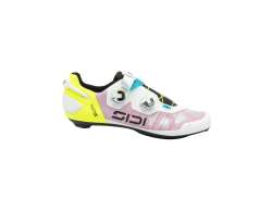 Sidi Wire 3 Chaussures Blanc/Fluo Jaune Wit/Fluo Geel