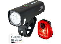 Sigma Aura 40/Hiro 10 Zestaw Lampek 40 Lux USB - Czarny