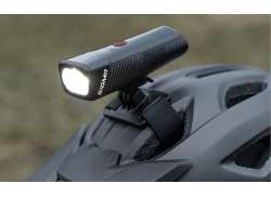 Sigma Buster 1100 헬멧 램프 LED -Li-ion 배터리 USB - 블랙
