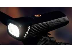Sigma Buster 1100 Přední Světlo LED -Li-ion Baterie USB - Černá