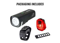 Sigma Conjunto De Far&oacute;is 40 Lux USB-C - Preto