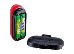 Sigma Curve Baklys LED Batterier - Rød