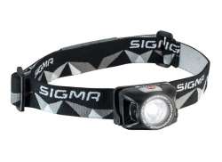 Sigma Headlight II Kyp&auml;r&auml;valo LED Akku - Musta/Harmaa