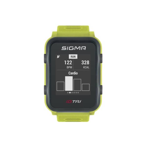 Sigma Id.Tri Sport Horloge Hartslagmeter - Neon Groen