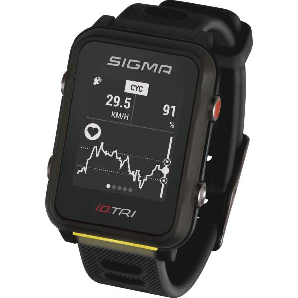 Sigma Id.Tri Sport Horloge Hartslagmeter - Zwart