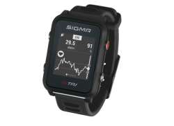 Sigma Id.Tri Sport Horloge + Sensorset - Zwart