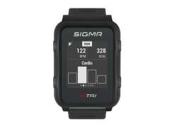 Sigma Id.Tri Sport Ur + Sensor S&aelig;t - Sort