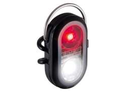 Sigma マイクロ デュオ ヘッドライト / リア ライト LED バッテリー - ブラック