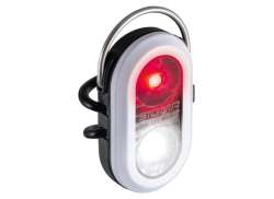 Sigma マイクロ デュオ ヘッドライト / リア ライト LED バッテリー - ホワイト