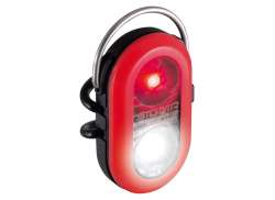Sigma Mikro Duo Lampka Przednia / Lampka Tylna LED Akumulator - Czerwony