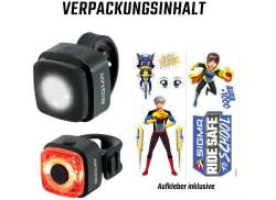 Sigma Mikro Zestaw Lampek 30 Lux USB - Czarny