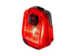 Sigma Nyte 10 Takavalo LED USB - Punainen/Musta