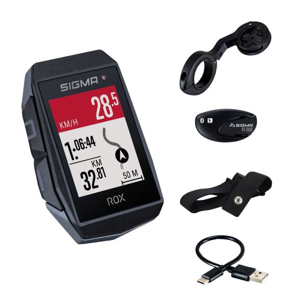 Sigma Rox 11.1 Evo GPS Cycling Navigation HR - Black