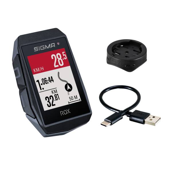 Sigma Rox 11.1 Evo GPS Fietsnavigatie + Stuurhouder - Zwart