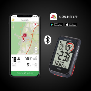 Sigma Rox 2.0 GPS Fietsnavigatie + Stuurhouder - Wit