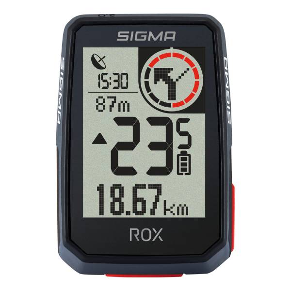 Sigma Rox 2.0 GPS Nawigacja Rowerowa + Mocowanie Kierownicy - Czarny