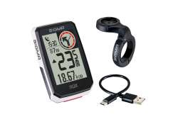 Sigma Rox 2.0 GPS Sykkelnavigasjon + Sykkelstyrefeste - Hvit