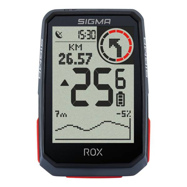 Sigma Rox 4.0 GPS Cyklonavigace HR - Černá