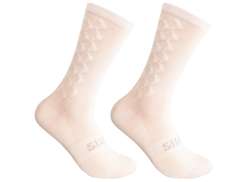 Silca Aero Tall Calcetines De Ciclista Blanco - L 43-45