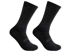 Silca Aero Tall Calcetines De Ciclista Negro - L 43-45