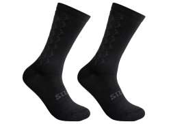 Silca Aero Tall Cycling Socks Black - XL 46-48