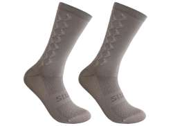 Silca Aero Tall Cycling Socks Gray - XL 46-48