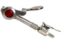 Silca Hiro Pumpenkopf Manometer 15 Bar Pv - Silber