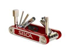 Silca Italian Army Knife Nove Многофункциональный Инструмент 9-Функции - Красный