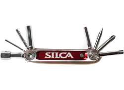 Silca Italian Army Knife Nove Multitool 9-Funktionen - Rot