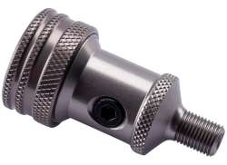 Silca Pumpenkopf Aluminium Sv/FN - Silber